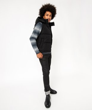 Blouson sans manches à capuche amovible et doublure polaire homme vue5 - GEMO 4G HOMME - GEMO