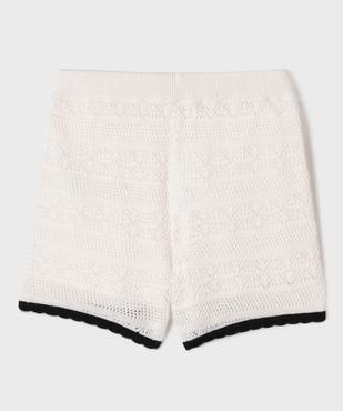 Short en maille crochetée fille vue4 - GEMO (ENFANT) - GEMO