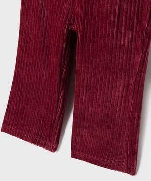 Pantalon évasé côtelé bébé fille vue2 - GEMO(BEBE DEBT) - GEMO