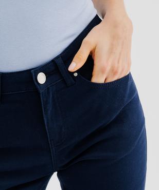 Pantalon coupe Slim taille normale femme vue6 - GEMO 4G FEMME - GEMO