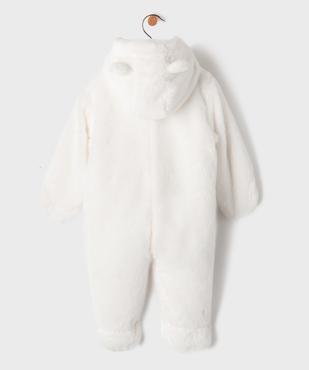 Combinaison pilote en fourrure imitation à capuche bébé vue5 - GEMO(BB COUCHE) - GEMO