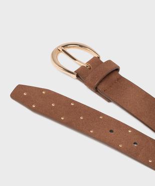 Ceinture à clous dorés femme vue2 - GEMO (ACCESS) - GEMO