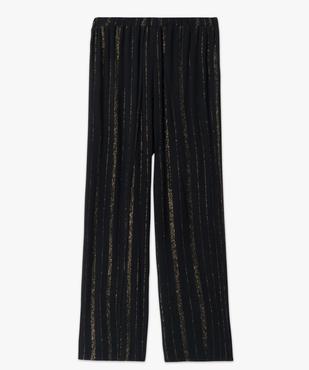 Pantalon de plage femme ouvert sur l’avant vue4 - GEMO 4G FEMME - GEMO