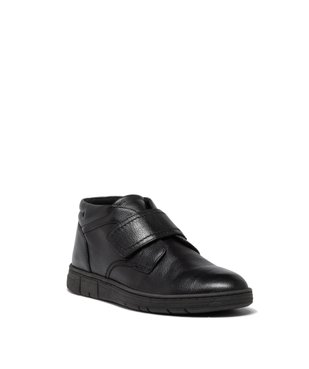 Boots homme confort en cuir uni et à scratch large vue2 - GEMO (CONFORT) - GEMO