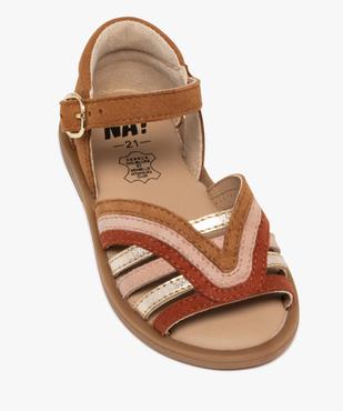 Sandales en cuir multibrides bébé fille - NA! vue5 - NA! GEMO FOR GOOD - GEMO