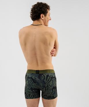 Boxer à motif feuillage homme - Freegun vue3 - FREEGUN - GEMO