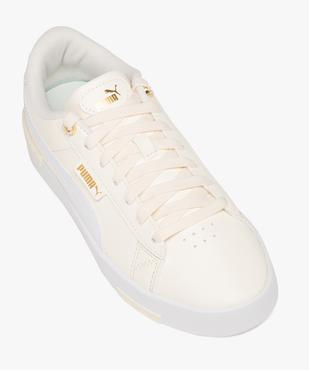 Baskets femme dessus uni en cuir à lacets avec semelle épaisse - Puma vue5 - PUMA - GEMO