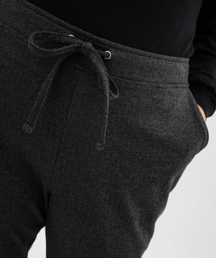 Pantalon en maille souple et extensible femme grande taille vue2 - GEMO (G TAILLE) - GEMO