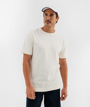 T-shirt uni col rond homme - NINES vue1 - NINES - GEMO