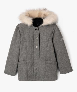 Manteau à capuche pailleté et doublure pouce et chaude fille - LuluCastagnette vue2 - LULU CASTAGNETTE G4G D - GEMO