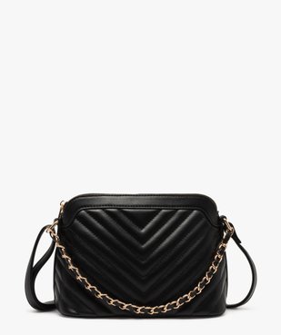 Sac à bandoulière matelassé avec anse chaîne femme vue1 - GEMO (ACCESS) - GEMO