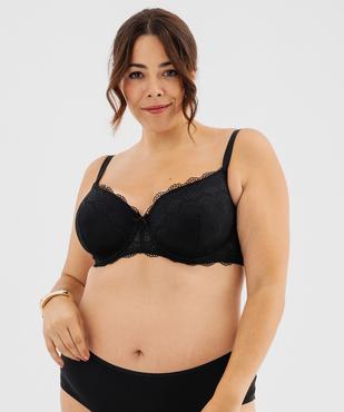 Soutien-gorge grande taille à armatures et coques fines  vue9 - GEMO(HOMWR FEM) - GEMO