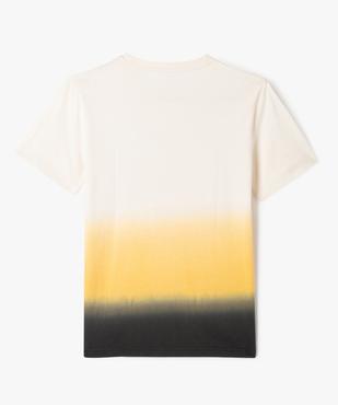 Tee-shirt manches courtes tie-and-dye garçon vue3 - GEMO (JUNIOR) - GEMO