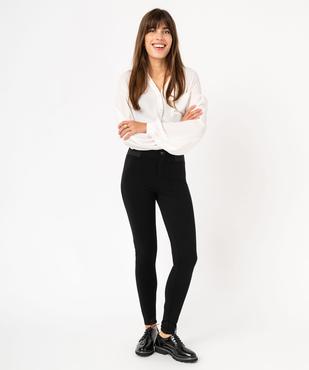 Legging uni à large élastique et bouton décoratif femme vue5 - GEMO(FEMME PAP) - GEMO
