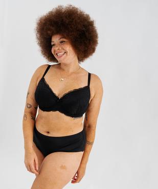 Soutien-gorge emboitant à armatures femme grande taille vue3 - GEMO(HOMWR FEM) - GEMO