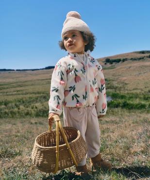 Sweat zippé polaire bébé fille vue5 - GEMO(BEBE DEBT) - GEMO