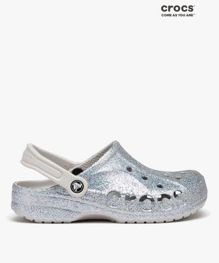Sabots souples femme dessus perforé à paillettes Baya Glisser - Crocs vue1 - CROCS - GEMO