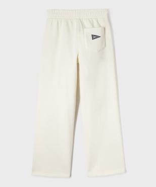 Pantalon de jogging coupe large taille élastique fille - Camps United vue3 - CAMPS GEMO FOR GOOD - GEMO