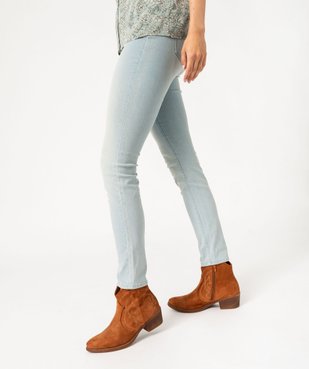 Jean femme délavé coupe slim vue2 - GEMO 4G FEMME - GEMO