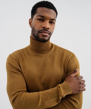 Pull col roulé en maille fine homme vue2 - GEMO 4G HOMME - GEMO