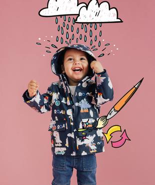 Imperméable à capuche et doublure polaire bébé  vue1 - GEMO(BEBE DEBT) - GEMO