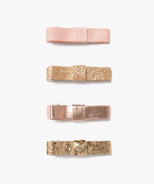 Barrettes pour les cheveux scintillantes fille (lot de 4) vue1 - GEMO (ACCESS) - GEMO