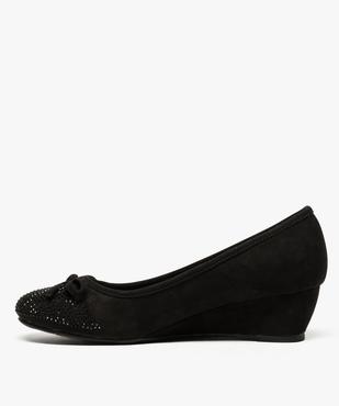 Ballerines femme à talon compensé et strass vue3 - GEMO(URBAIN) - GEMO