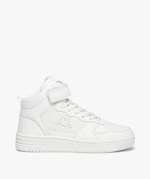 Baskets garçon mid-cut unies à lacets et scratch – Kappa vue1 - KAPPA - GEMO