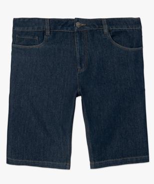 Bermuda en jean homme coupe droite vue4 - GEMO (HOMME) - GEMO