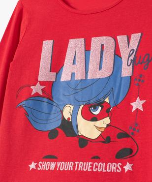 Tee-shirt fille à manches longues imprimé Lady Bug - Miraculous vue2 - MIRACULOUS - GEMO