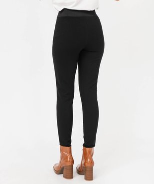 Leggings uni effet push-up femme vue3 - GEMO(FEMME PAP) - GEMO