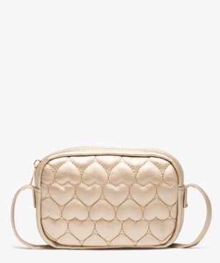 Sac matelassé avec motifs coeurs fille vue1 - GEMO (ENFANT) - GEMO