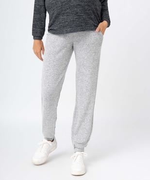 Pantalon de grossesse jogger en maille douce vue1 - GEMO (MATER) - GEMO