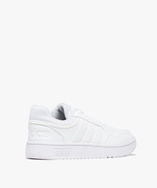 Baskets homme unies à lacets Hoops 3.0 - Adidas  vue4 - ADIDAS - GEMO