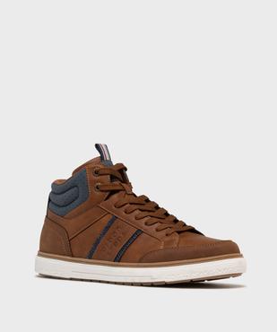 Baskets montantes au look urbain homme vue2 - URBAN STEPS GEMO FOR GOOD - GEMO