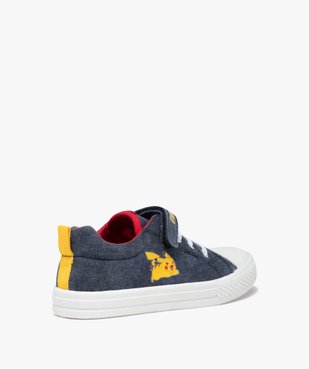 Baskets garçon en toile imprimée - Pikachu vue4 - POKEMON - GEMO
