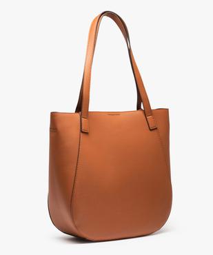 Sac cabas femme à pompons et rosace vue2 - GEMO (ACCESS) - GEMO