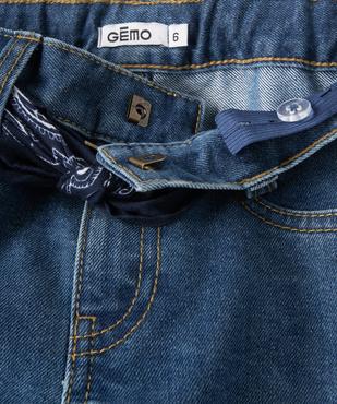 Jean garçon coupe Regular cinq poches vue2 - GEMO 4G GARCON - GEMO