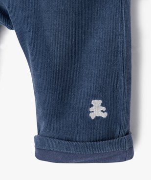 Pantalon ample en velours bébé - LuluCastagnette vue2 - LULUCASTAGNETTE - GEMO