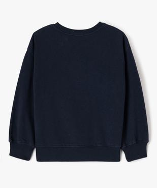 Sweat en molleton doux imprimé garçon vue4 - GEMO (ENFANT) - GEMO