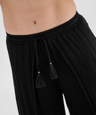 Pantalon de plage large et fluide femme vue2 - GEMO 4G FEMME - GEMO