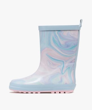 Bottes de pluie fille en caoutchouc fourrées avec semelle épaisse vue3 - LOVELY WINGS - GEMO
