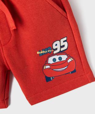 Short en maille bouclette imprimé Flash McQueen bébé garçon - Disney baby vue2 - CARS - GEMO