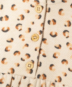 Blouse à manches longues à motifs tachetés bébé fille vue2 - GEMO(BEBE DEBT) - GEMO