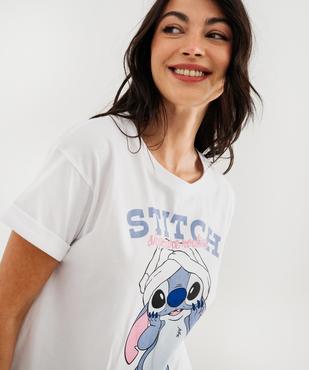 Pyjashort avec motif Stitch femme - Disney vue2 - LILO & STITCH - GEMO