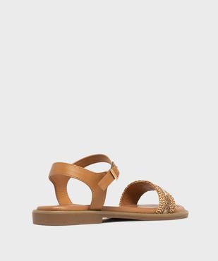 Sandales plates à strass femme vue4 - VALENTINA BALDA - GEMO