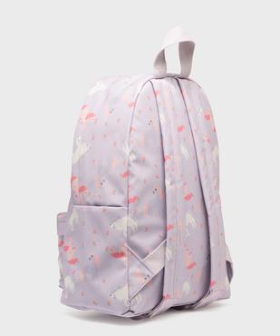 Sac à dos en toile à motifs licornes fille  vue2 - GEMO (ENFANT) - GEMO