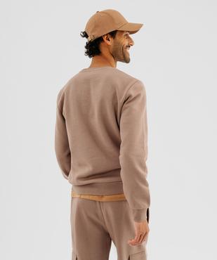 Sweat avec intérieur molletonné homme vue3 - GEMO 4G HOMME - GEMO