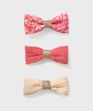 Barrettes cheveux papillons fille (lot de 3) vue2 - GEMO (ACCESS) - GEMO