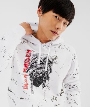 Sweat à capuche imprimé homme - Iron Maiden vue2 - IRON MAIDEN - GEMO